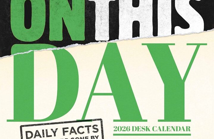 On This Day Desk Calendar 2026