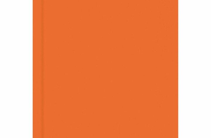 Orange Classic Academic Day To View A5 Diary 2026