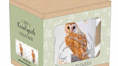 Owl & Flowers Tarka Mug