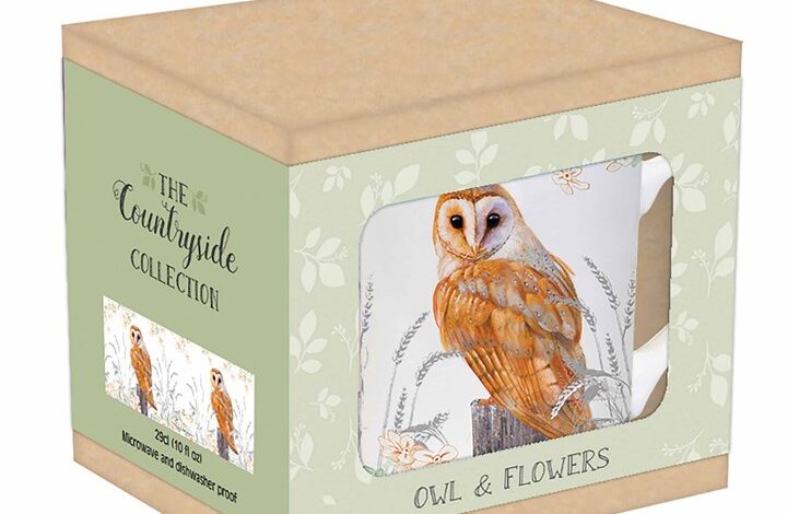 Owl & Flowers Tarka Mug