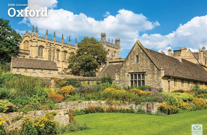 Oxford A4 Calendar 2026