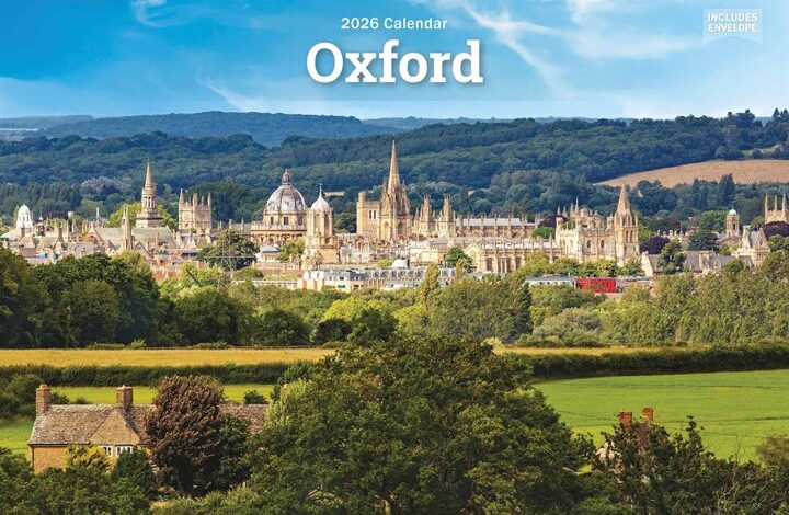 Oxford A5 Calendar 2026