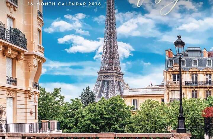 Parisian Lifestyle Calendar 2026
