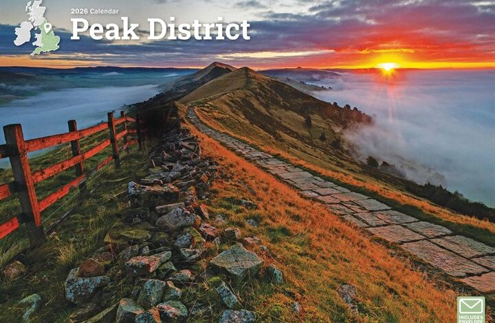 Peak District A4 Calendar 2026