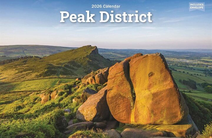 Peak District A5 Calendar 2026