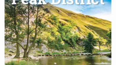 Peak District Mini Easel Desk Calendar 2026