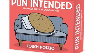 Pun Intended Desk Calendar 2026