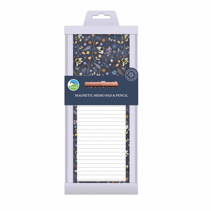 RSPB, Beyond The Hedgerow Bees Magnetic Memo Pad