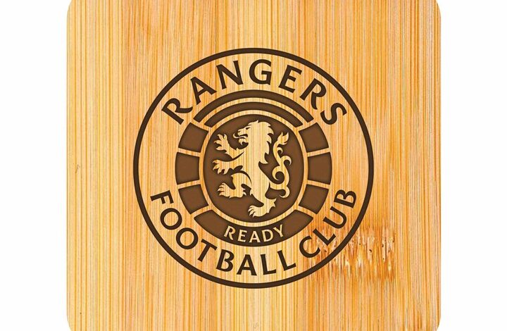 Rangers FC Bamboo Coaster