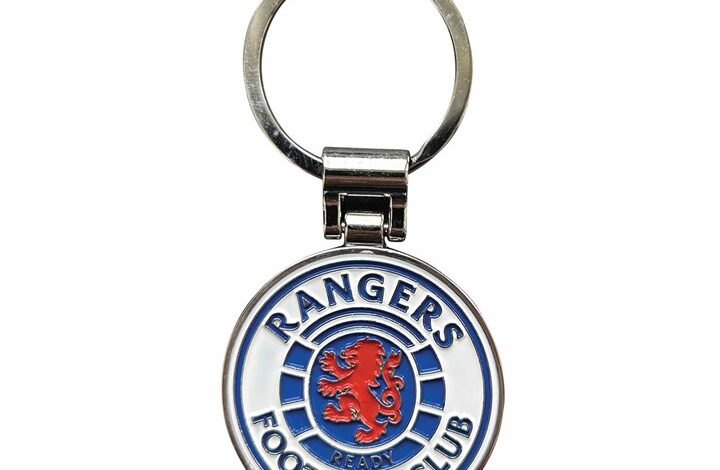 Rangers FC Crest Shaped Keyring