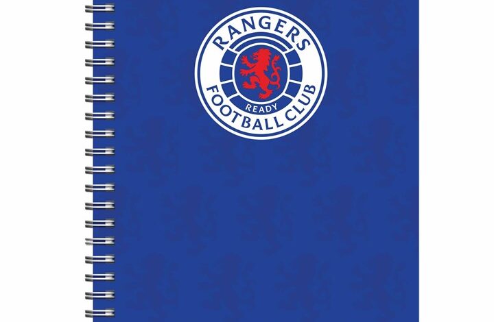 Rangers FC Spiral Crest A5 Notebook