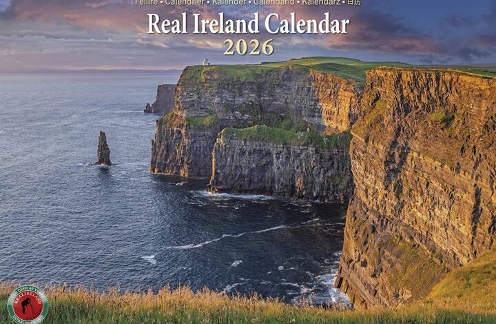 Real Ireland A4 Calendar 2026