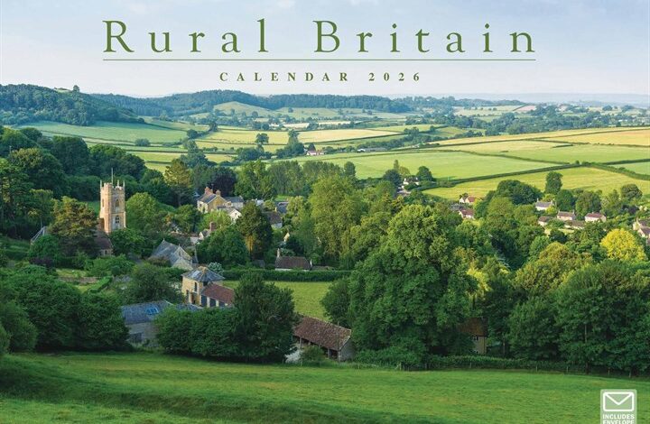 Rural Britain A4 Calendar 2026