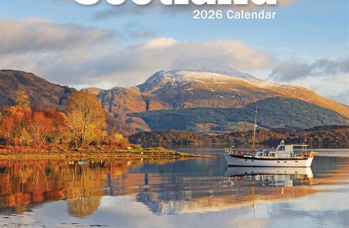 Scotland Mini Calendar 2026
