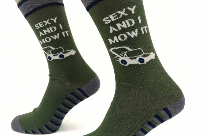 Sexy and Mow It Socks - Size 7-11