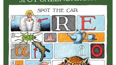 Simon Drew Easel Desk Calendar 2026