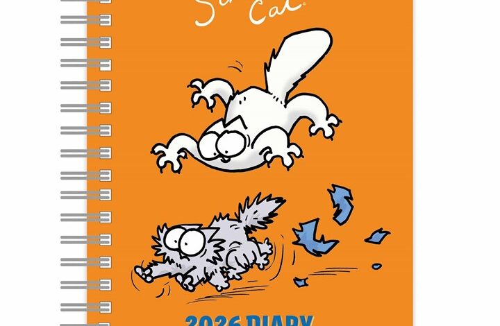 Simon's Cat A5 Diary 2026