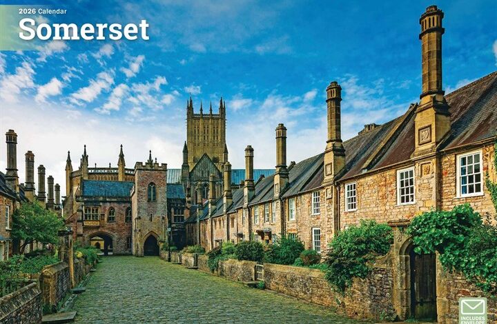 Somerset A4 Calendar 2026