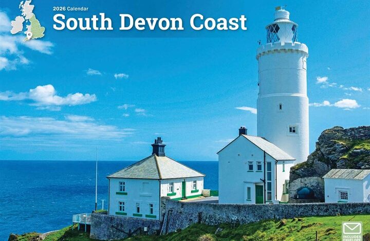 South Devon Coast A4 Calendar 2026