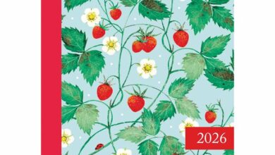 Strawberry Floral A6 Diary 2026