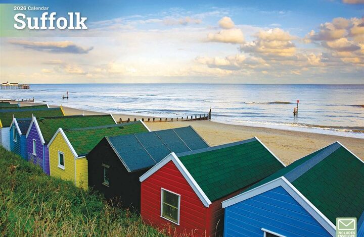 Suffolk A4 Calendar 2026