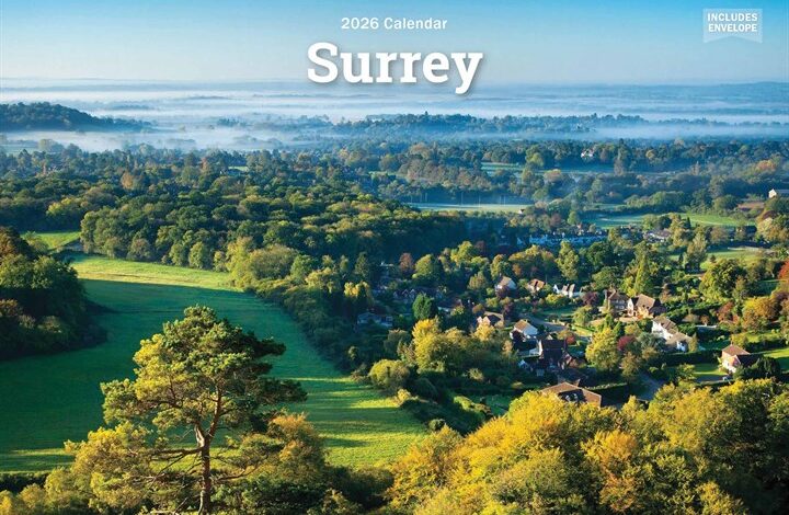 Surrey A5 Calendar 2026