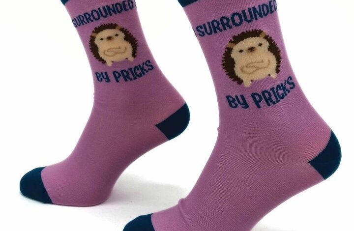 Surrounded By Pricks Socks - Size 4-8