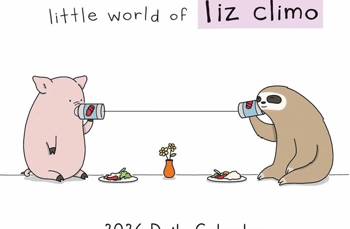 The Little World Of Liz Climo Desk Calendar 2026