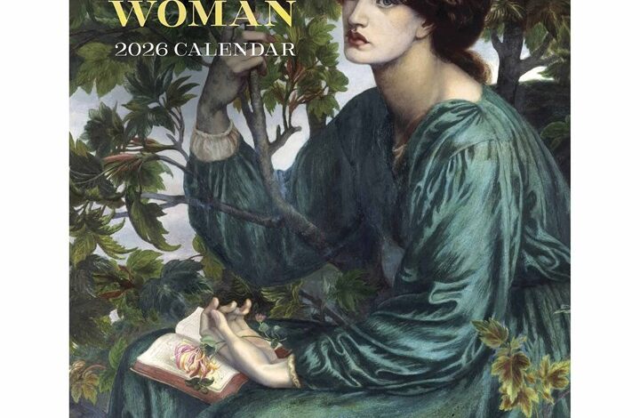 The Reading Woman Mini Calendar 2026