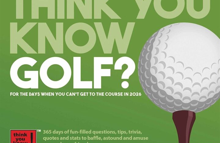 Think You Know Golf? Desk Calendar 2026