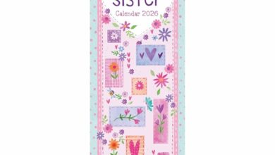 To My Sister Slim Calendar 2026