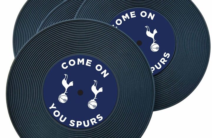 Tottenham Hotspur FC 4 Pack Record Coasters