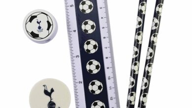Tottenham Hotspur FC Clear Pencil Case Stationery Set