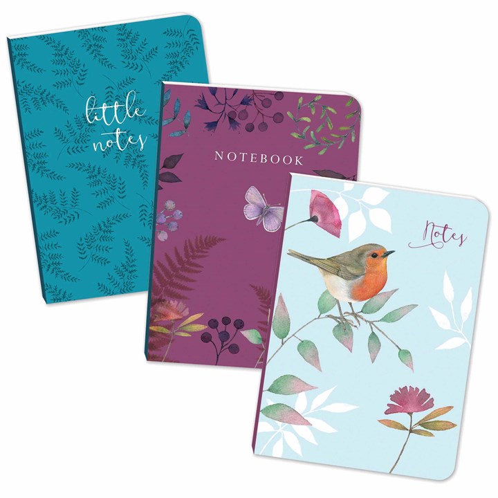 Vintage Garden Mini Notebook Set