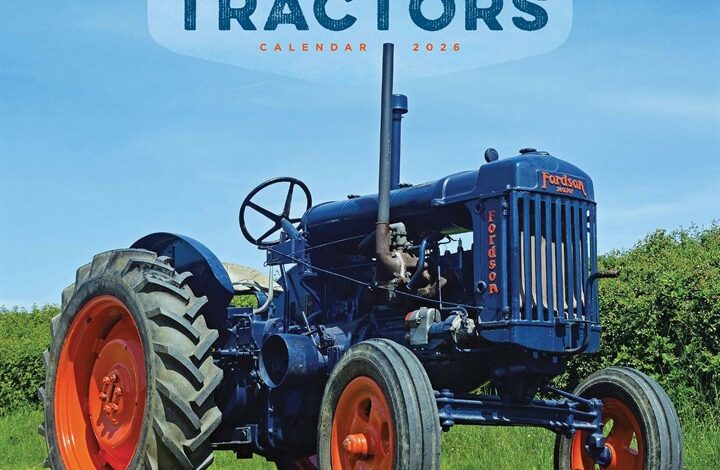 Vintage Tractors Calendar 2026