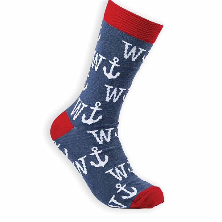 W Anchor Socks – Size 6 – 9