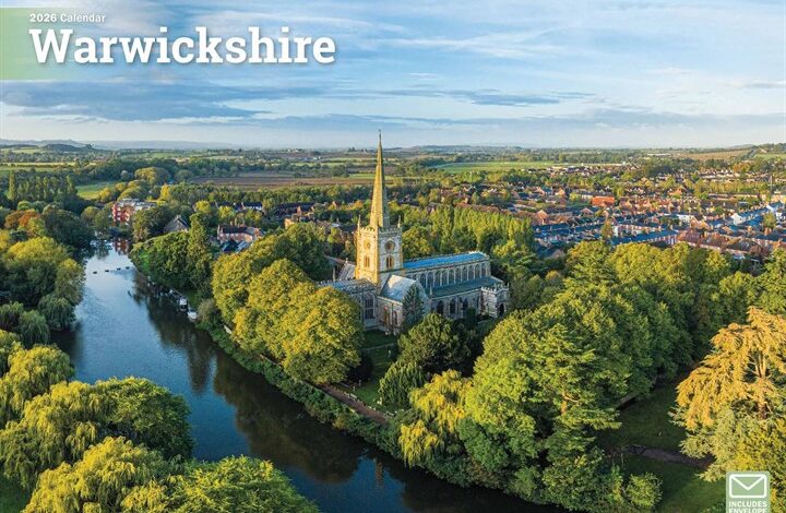 Warwickshire A4 Calendar 2026