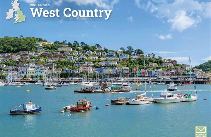 West Country A4 Calendar 2026