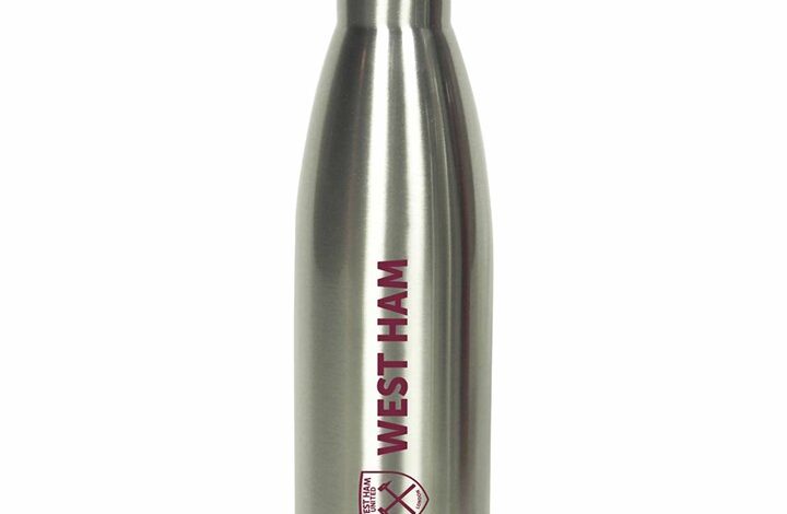West Ham United FC Stainless Steel Water Bottle