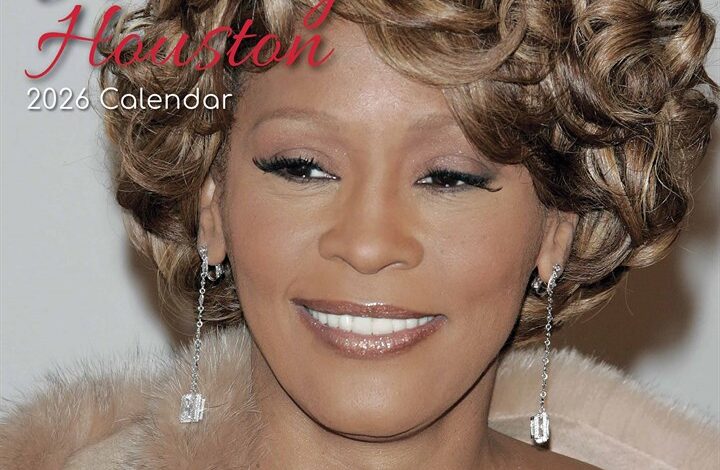 Whitney Houston Calendar 2026