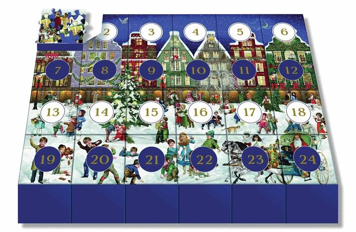 Winter Evening in the Town Advent Calendar Jigsaw