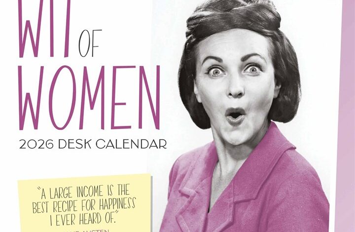 Wit Of Women Desk Calendar 2026