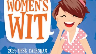 Women's Wit Mini Desk Calendar 2026