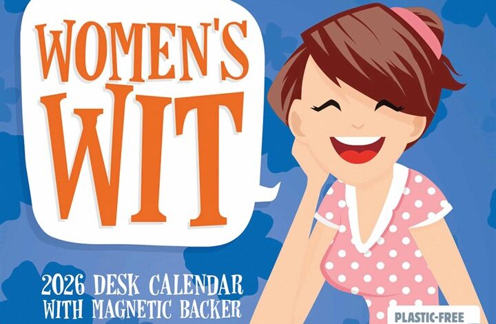 Women's Wit Mini Desk Calendar 2026
