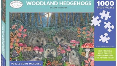 Woodland Hedgehogs Jigsaw