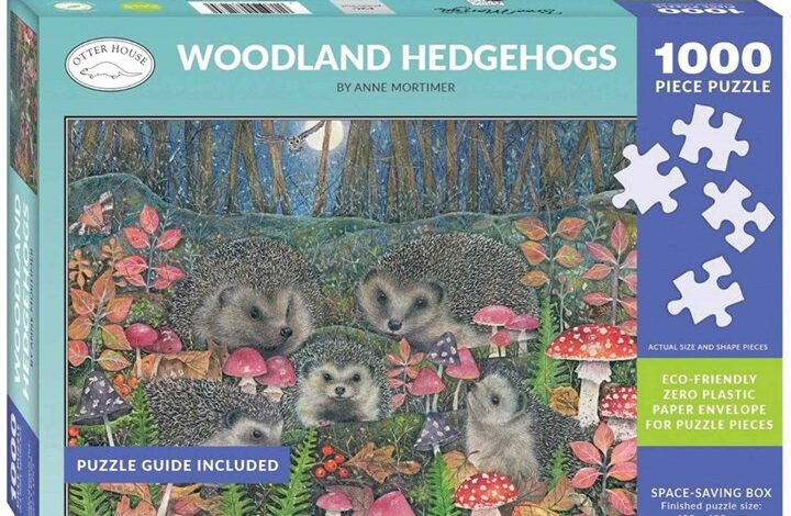 Woodland Hedgehogs Jigsaw