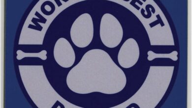 Worlds Best Dog Dad Coaster