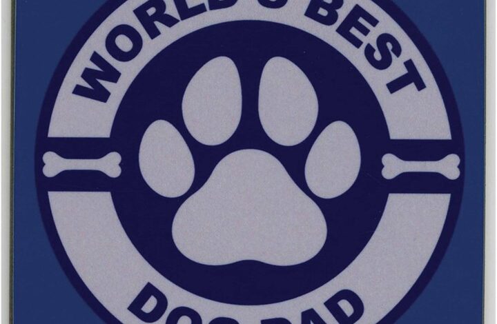 Worlds Best Dog Dad Coaster