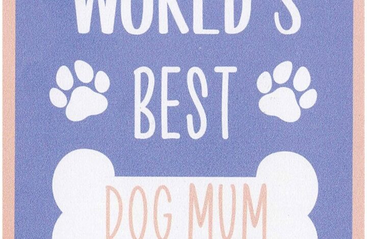 Worlds Best Dog Mum Coaster