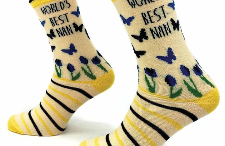 Worlds Best Nan Socks - Size 4 - 8